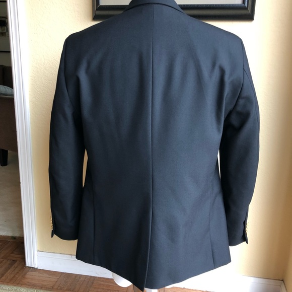 Lands’ End Classic Black Blazer Size 42 - Picture 9 of 15